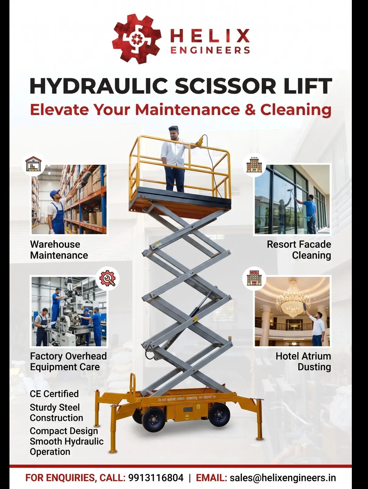 Battery Operated Scissor Lift