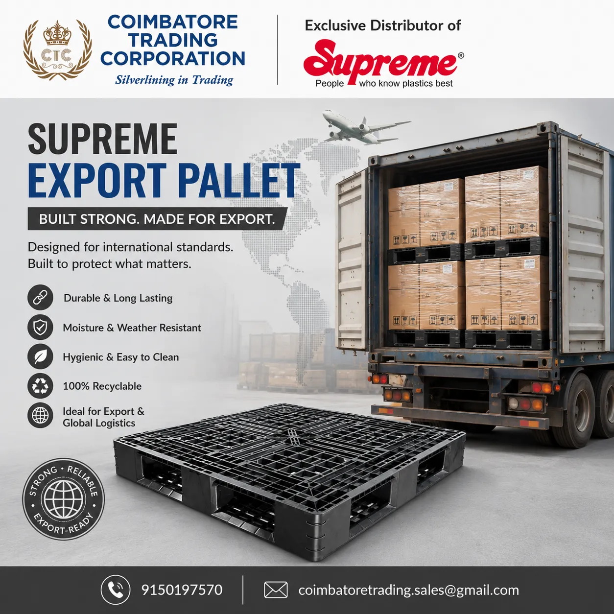 Supreme Plastic Pallets in Palani