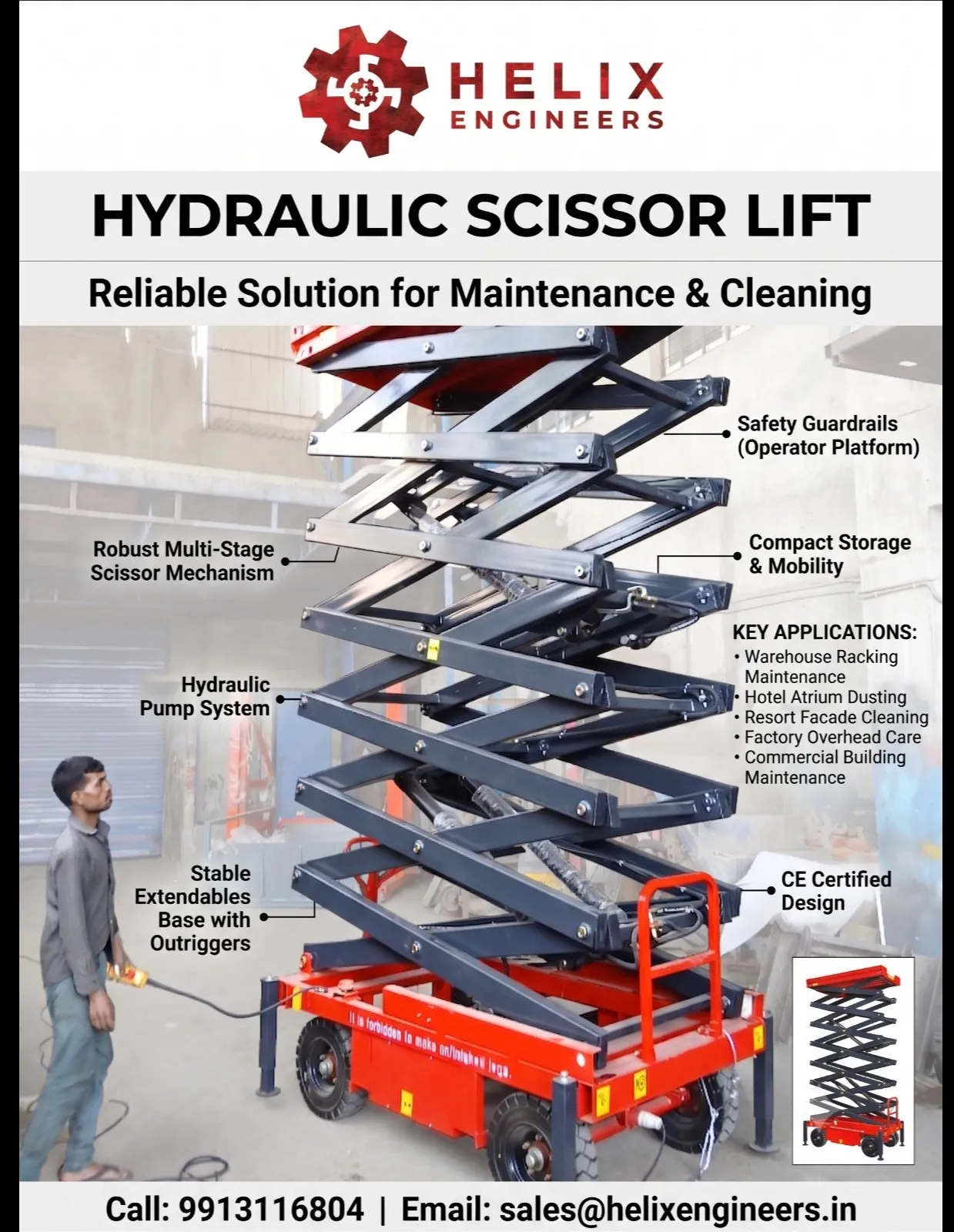 Hydraulic Scissor lift in Telangana