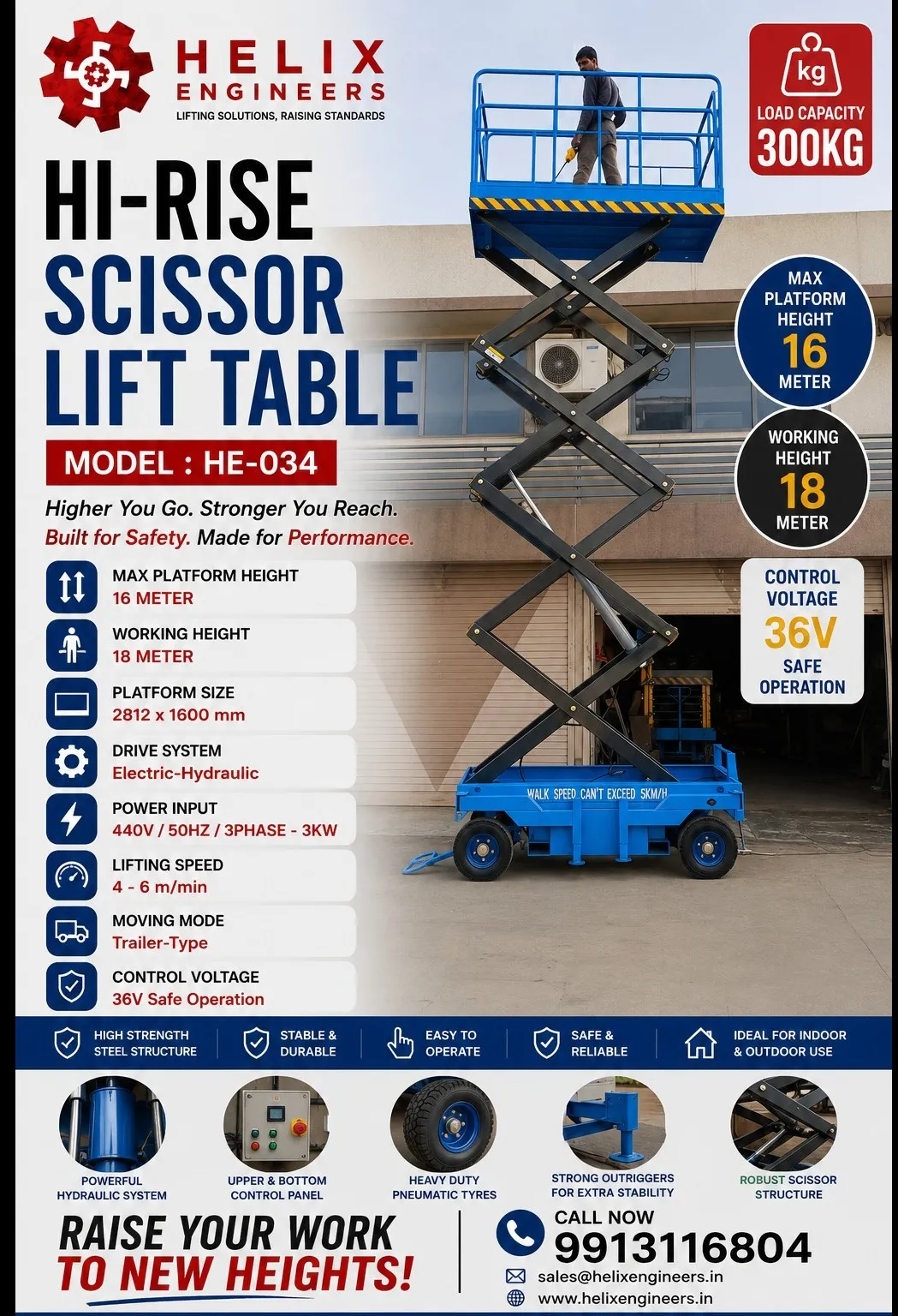Hydraulic Scissor Lift Manufacturer in Andhra Pradesh