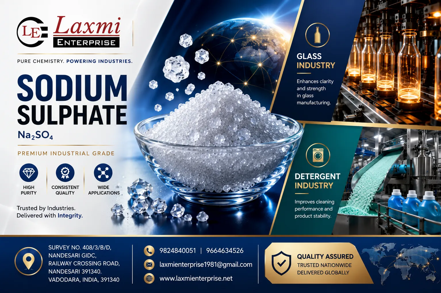 Sodium Sulphate in Glass Fiber Manufacturing: A Complete Technical Guide for Industrial Manufacturer