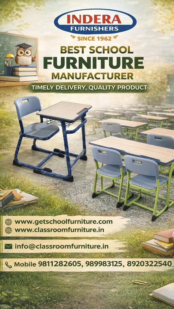 School Furniture manufacturers in Delhi Indera Furnishers