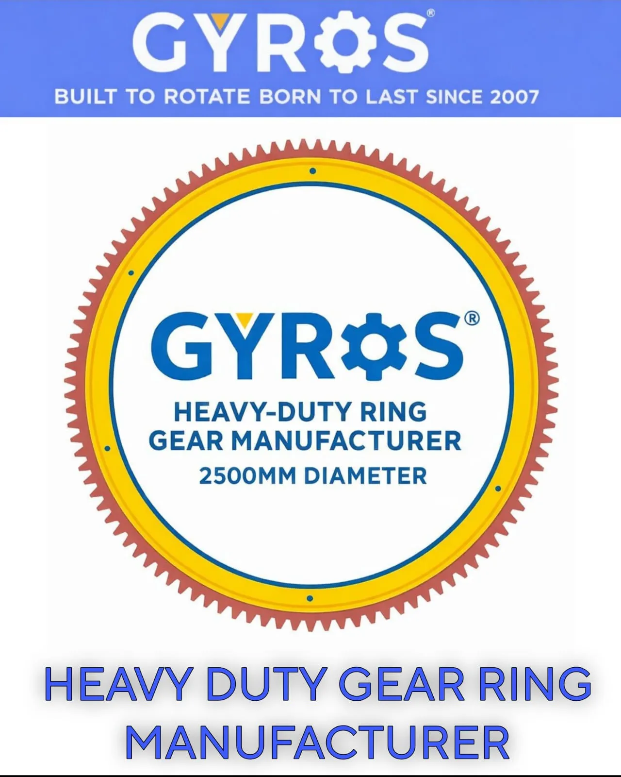 Heavy Duty Gear Ring Manufacturer in Gujarat