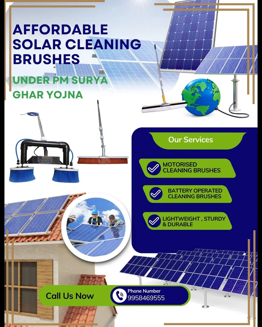 Top Solar Cleaning Brush Manufacturers in Vadodara