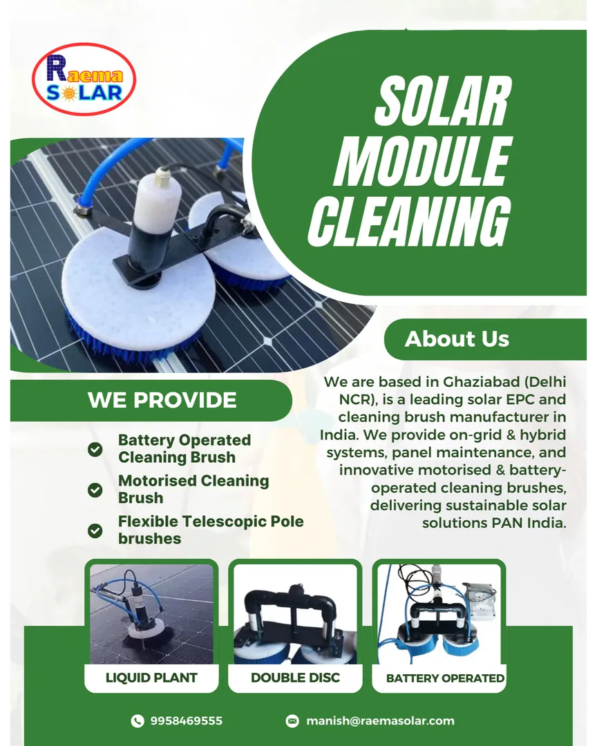Top Solar Cleaning Brush Manufacturers in Gandhinagar