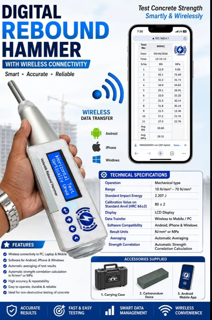 Importance of Calibration and Standardization in Digital Rebound Hammer Testing