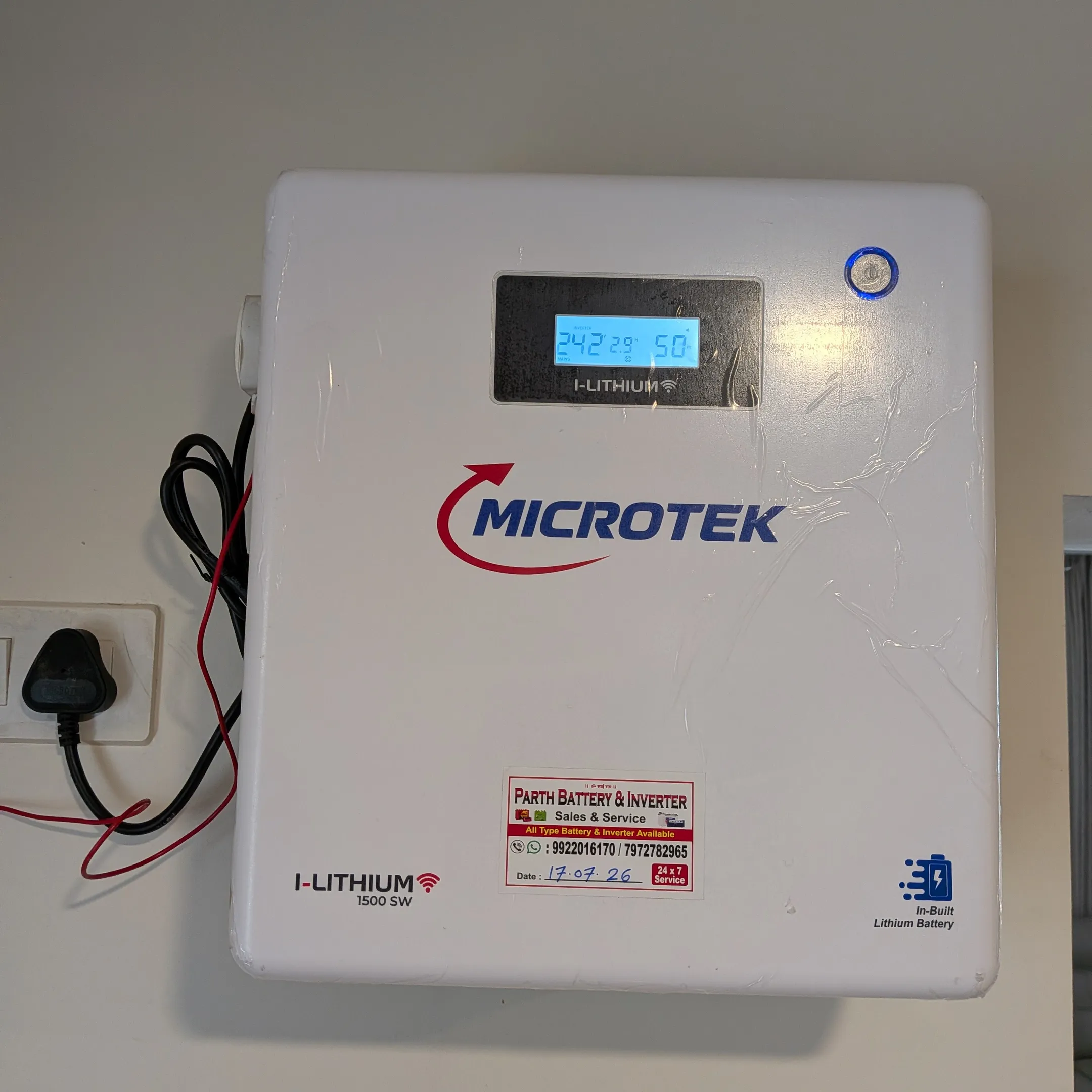 Lithium Battery Inverter Combo Set Install