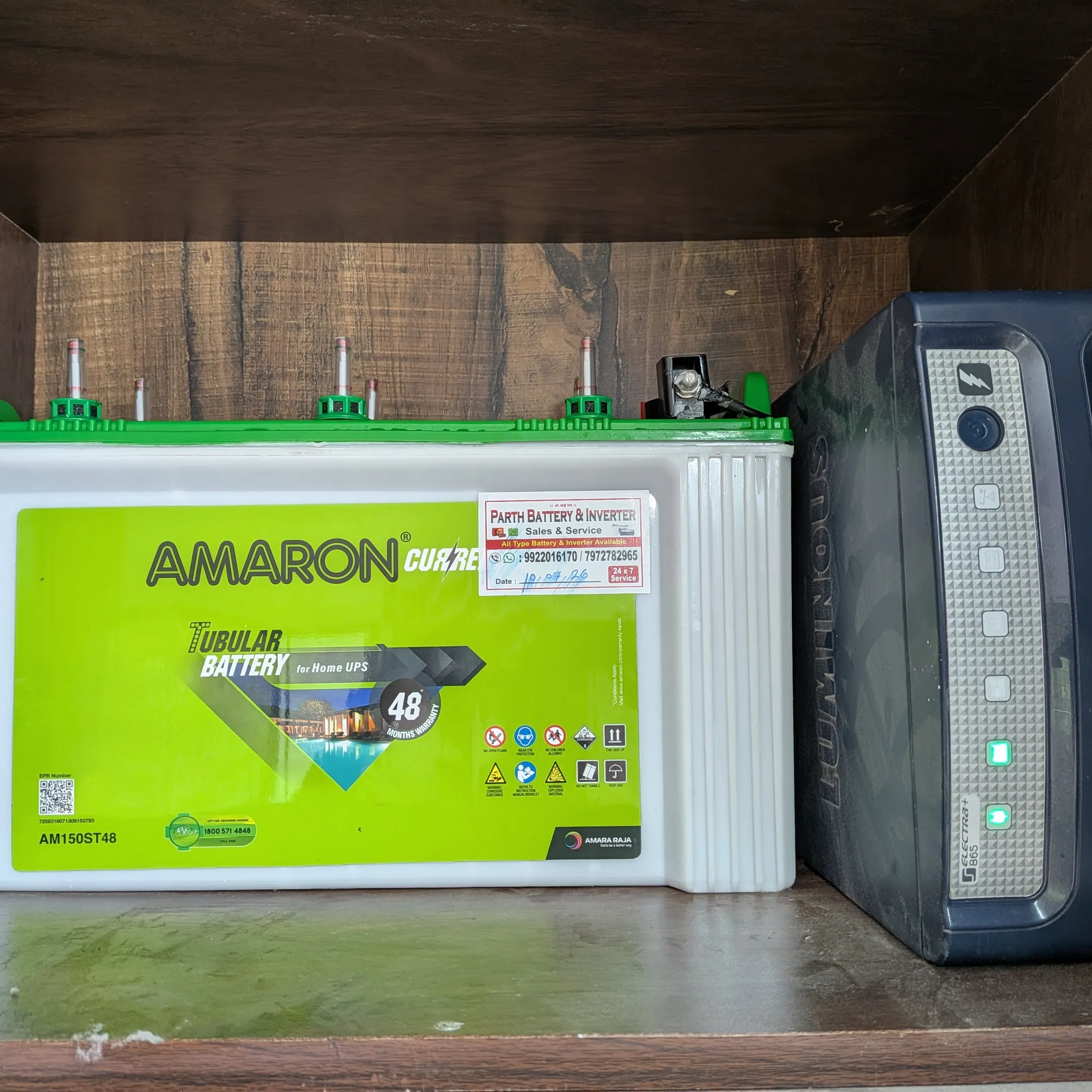 Amaron Battery Install