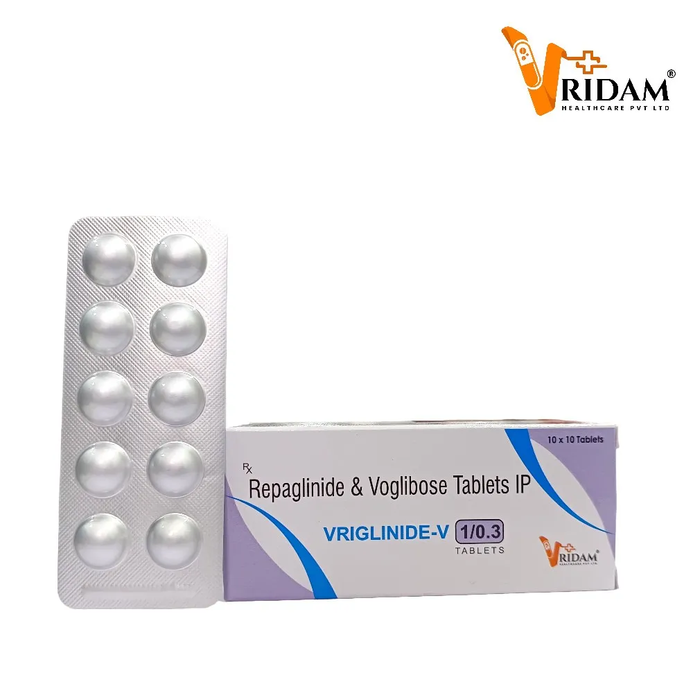 Check out our Product Range : Vriglinide V 1/0.3 Tablet