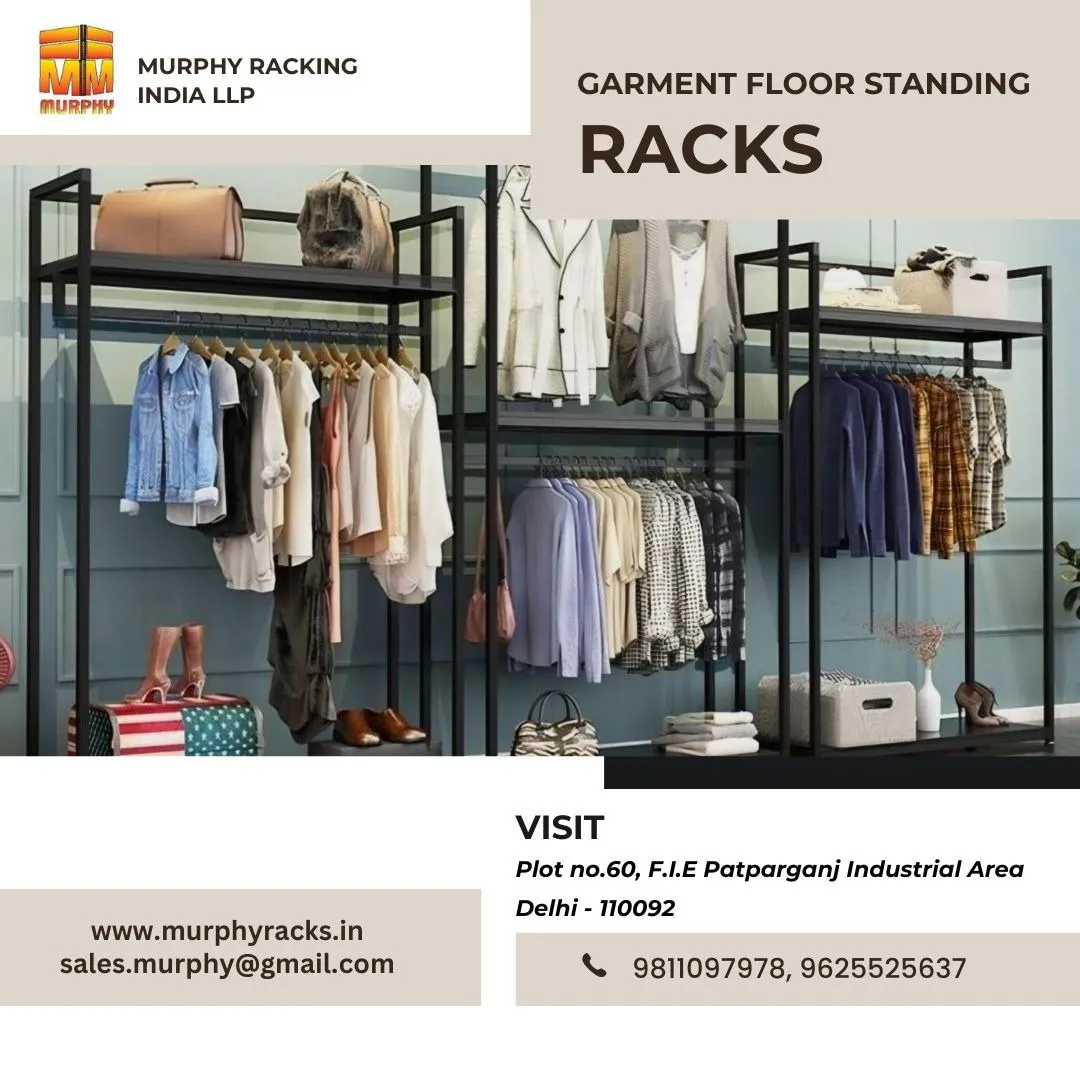 Floor Standing Garments Rack