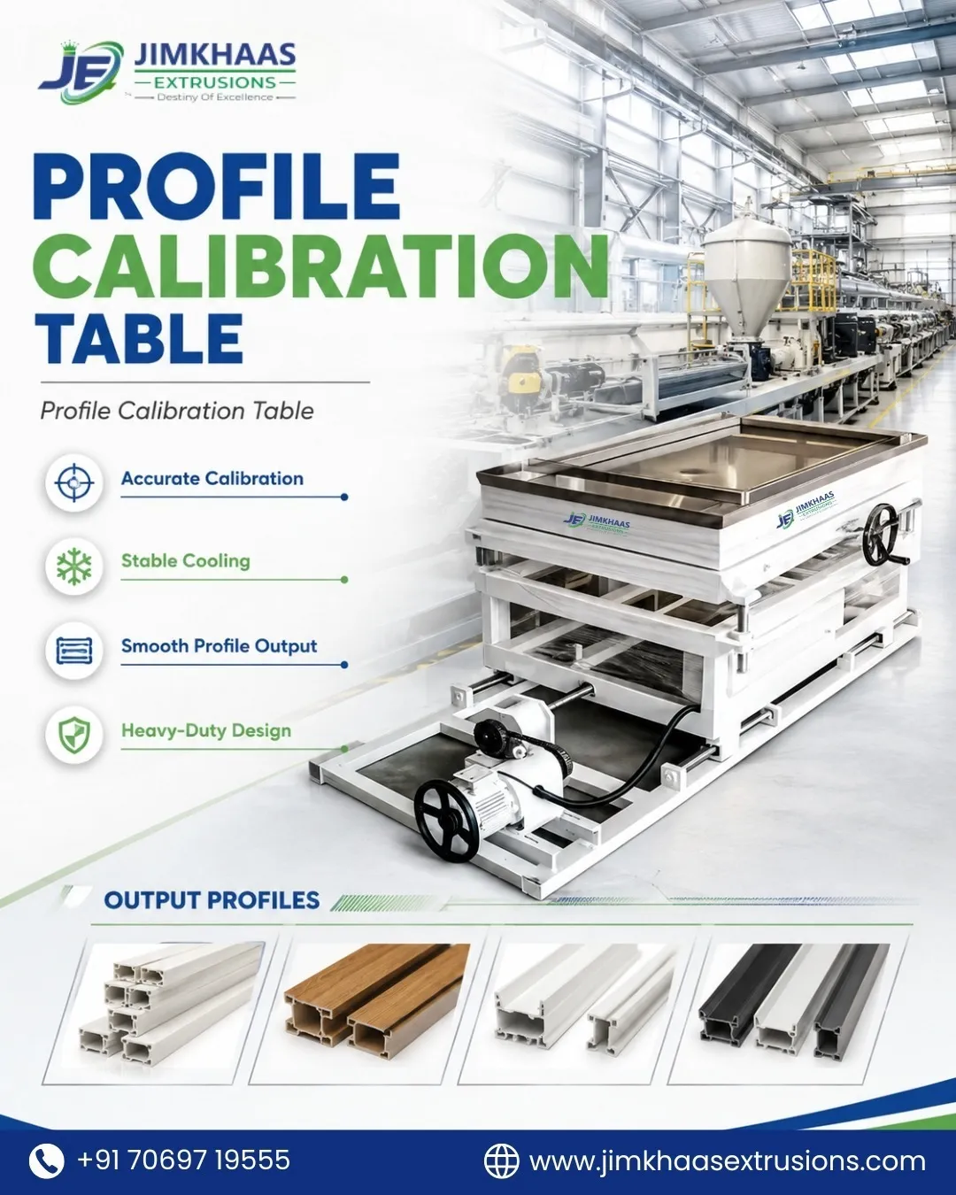 Profile Calibration Table in Ahmedabad | Jimkhaas Extrusions