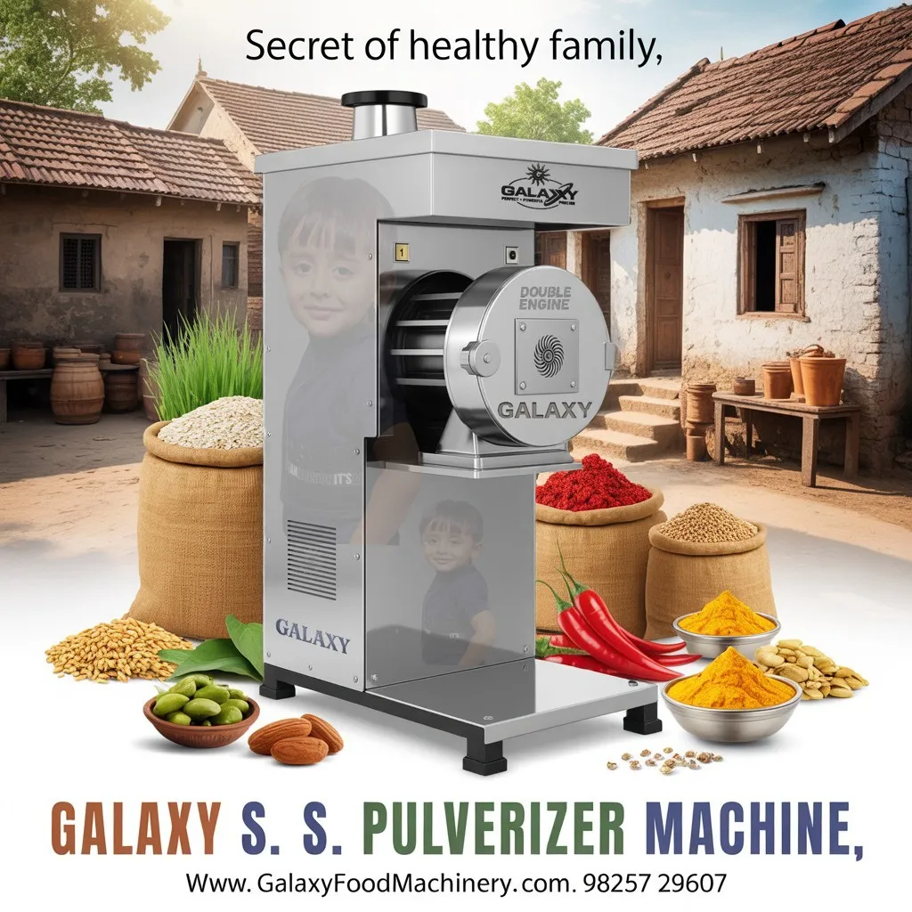 Industrial Cumin Grinding Machine Manufacturer | Galaxy Food Machinery