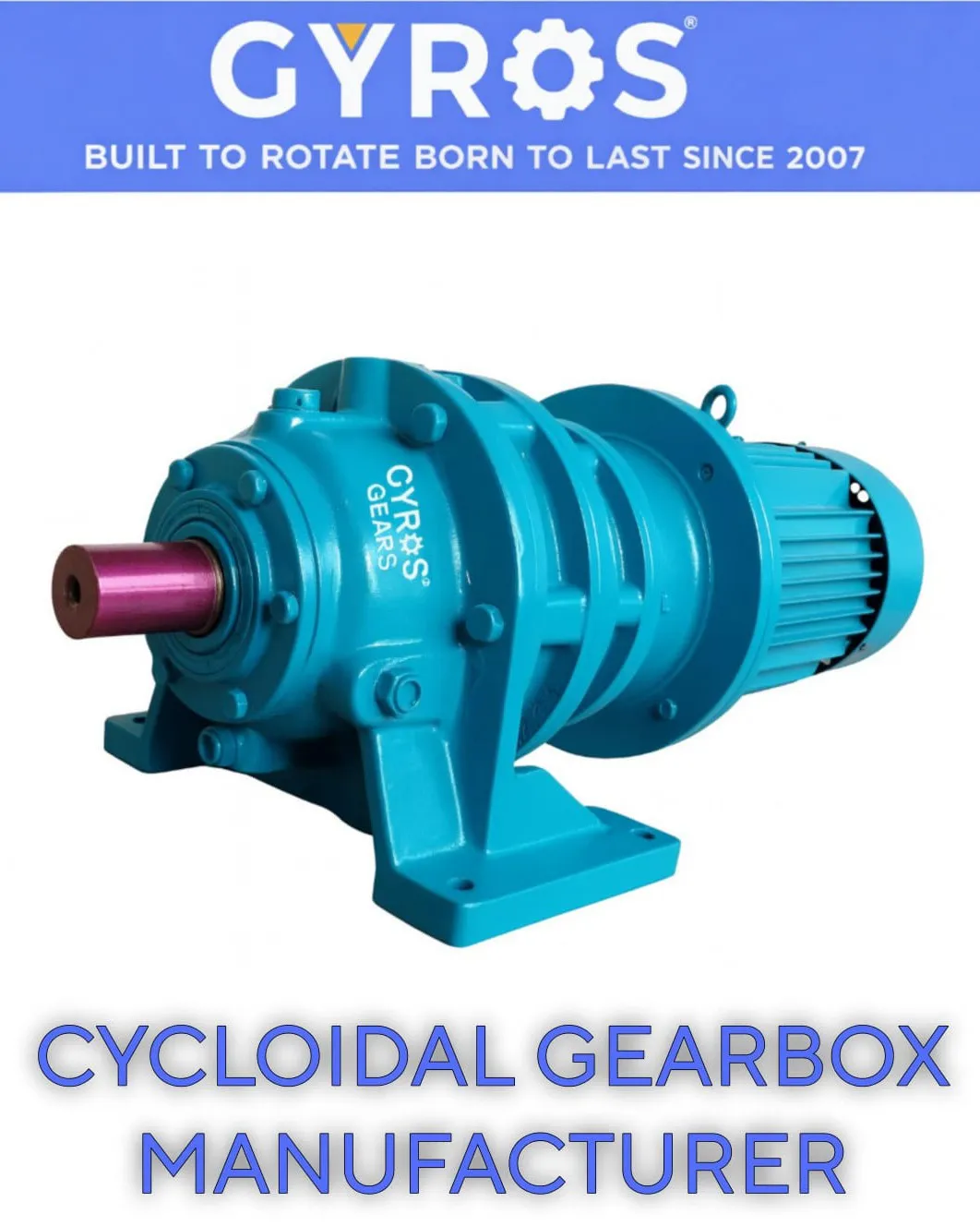 Cycloidal Gearbox Manufacturer in Gujarat