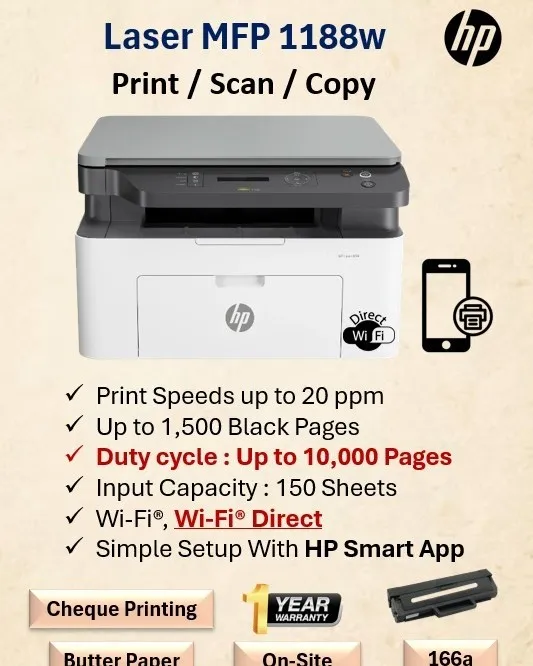 HP Multifunction Printer on Rent in Botad