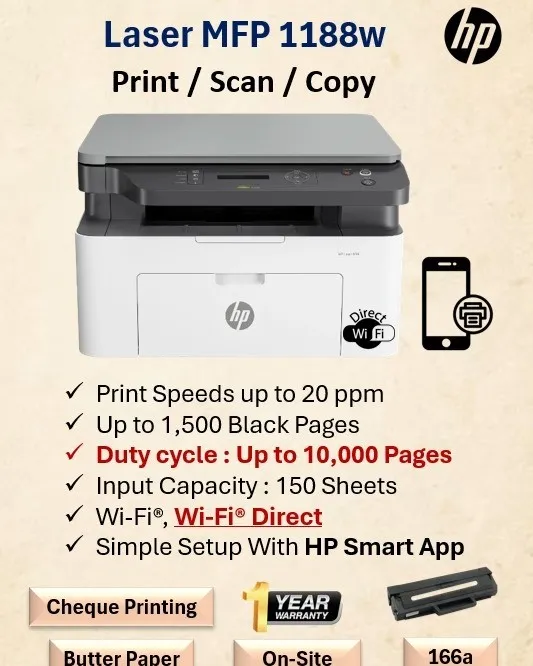 HP LaserJet MFP M236sdw Rental in Botad