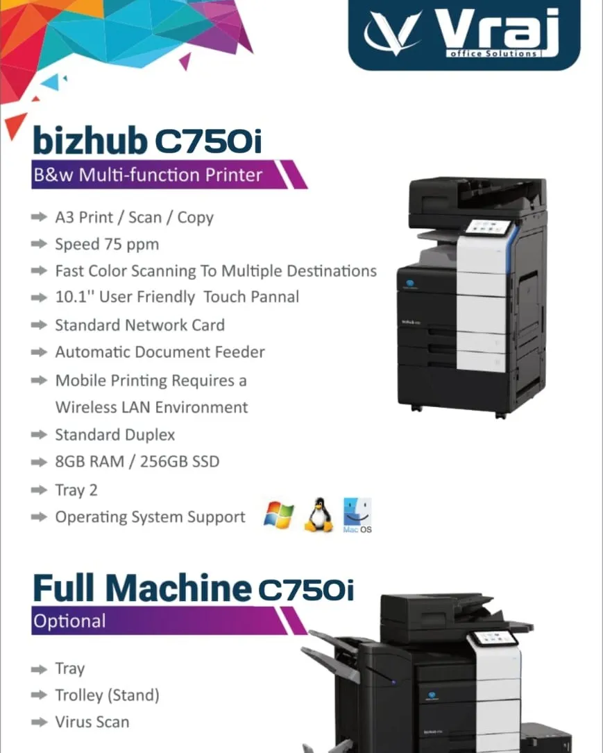 Konica Minolta bizhub 306i Rental in Botad