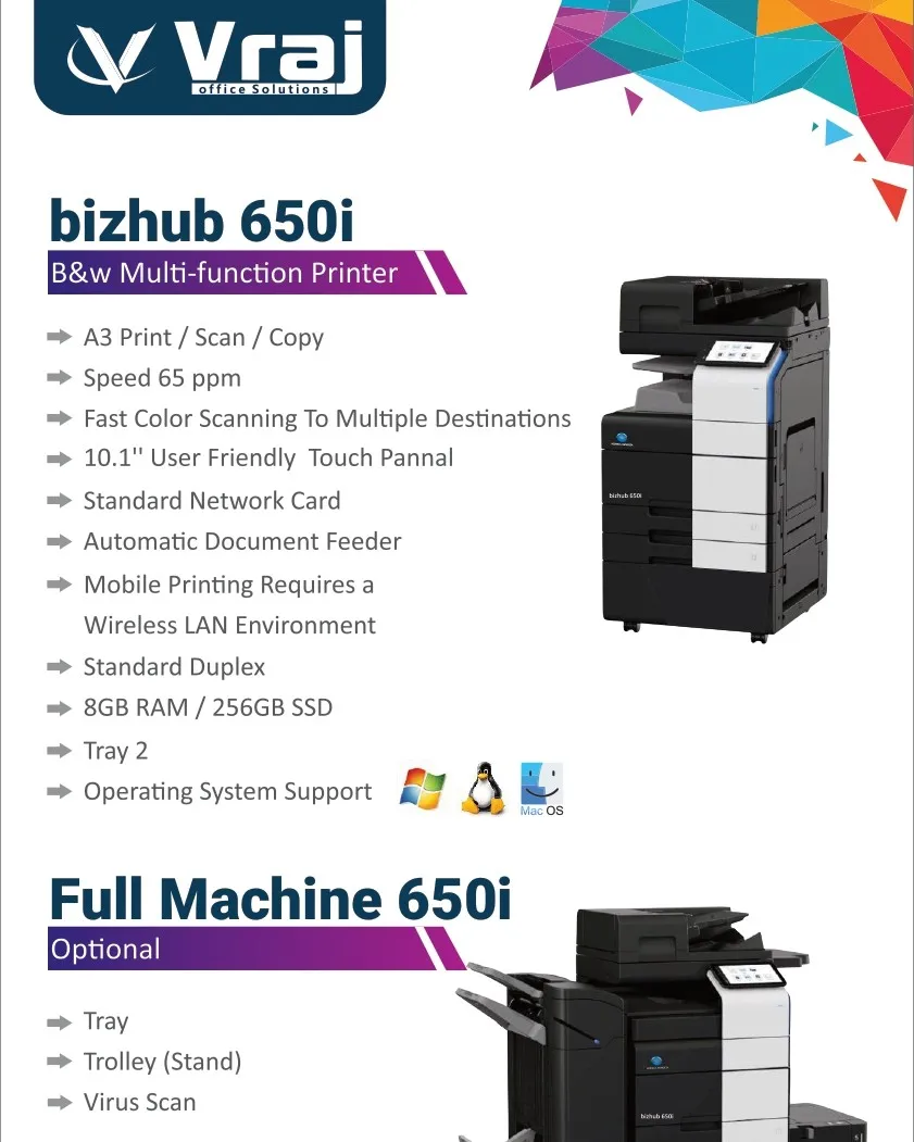 Konica Minolta bizhub C301i Rental in Botad