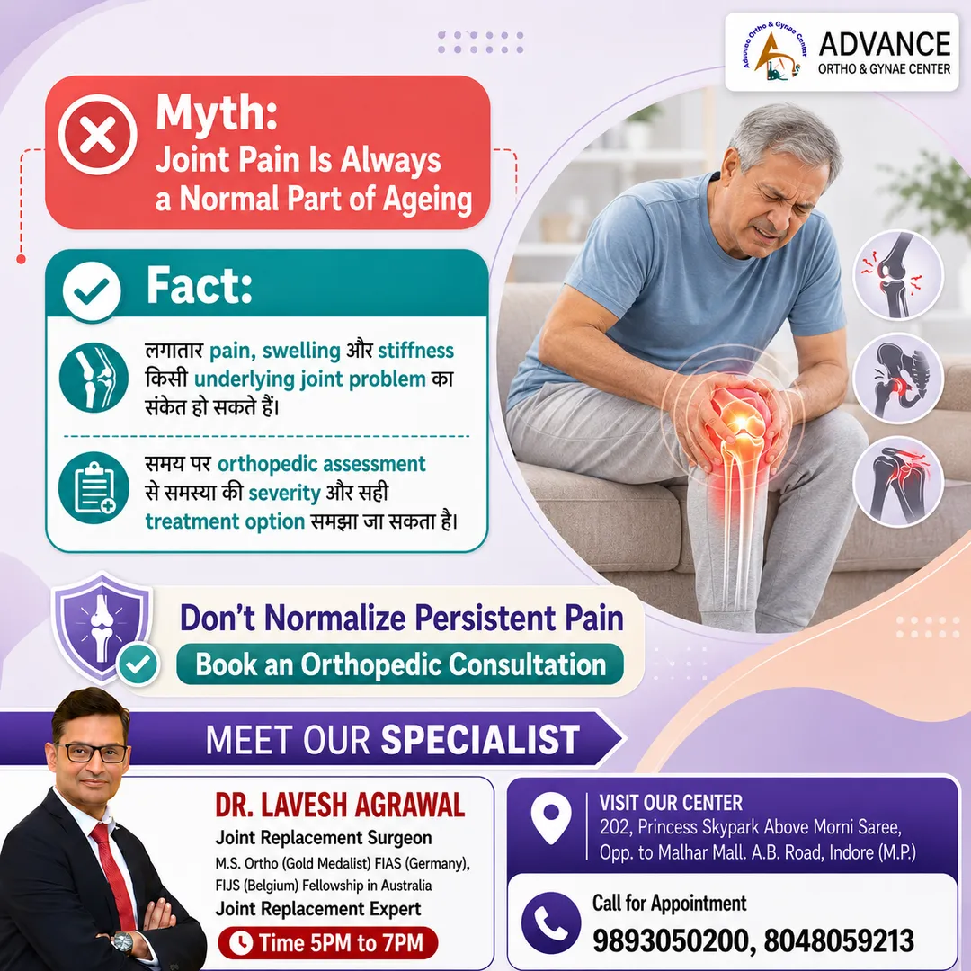 Joint Pain Treatment in IndoreJoint pain is often considered a normal part of aging; however, persis...