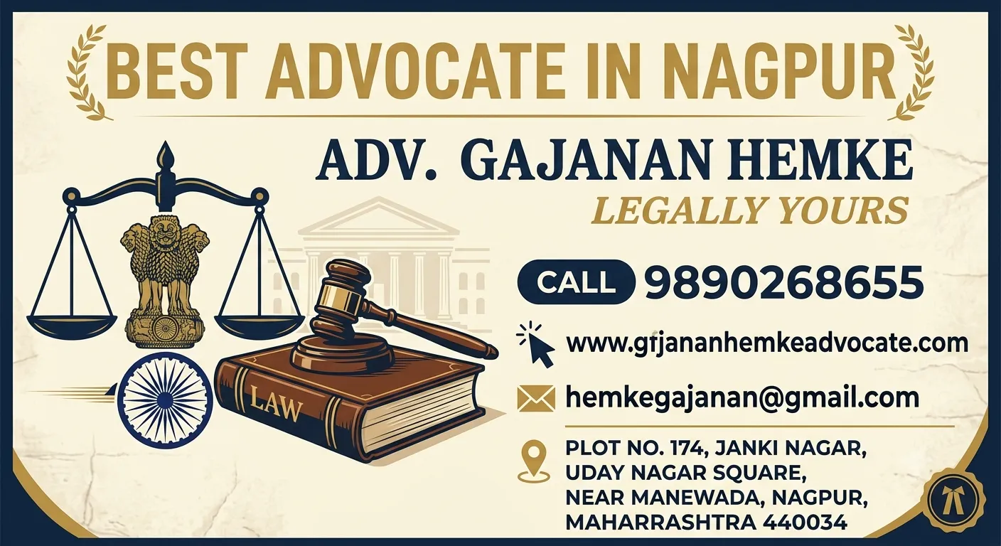 Best Advocate in Nagpur – Adv. Gajanan Hemke