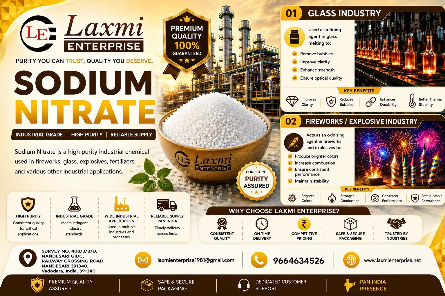 Research and Development in Sodium Nitrate Manufacturing: Product Innovation,