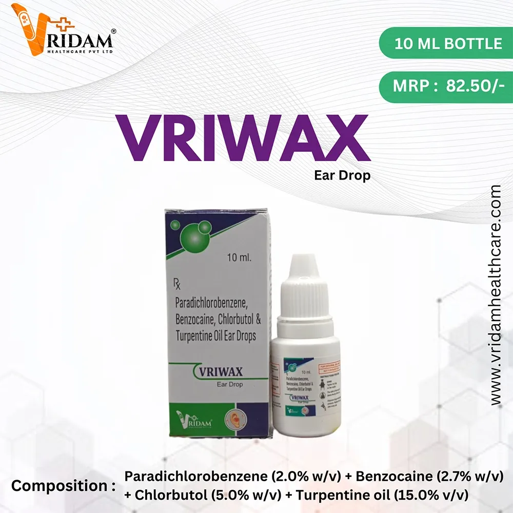 CHECK OUT OUR PRODUCT RANGE : VRIWAX EAR DROP