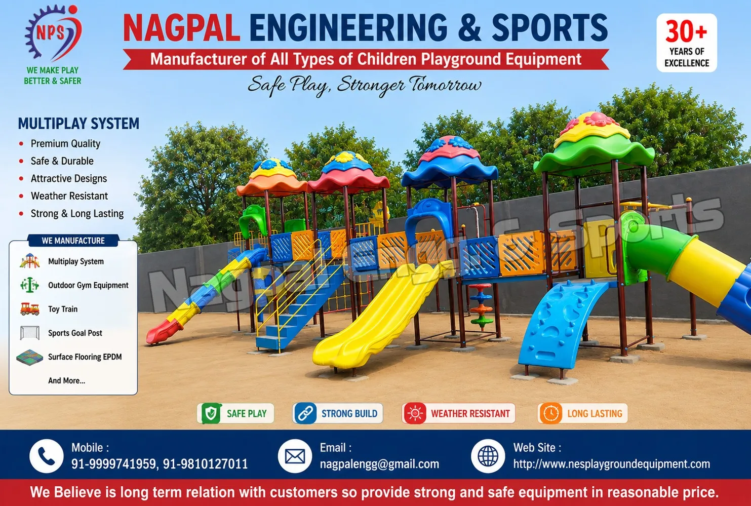 Best Playground Equipment Manufacturer in Panipat, Haryana – Premium Quality Children's Playground,