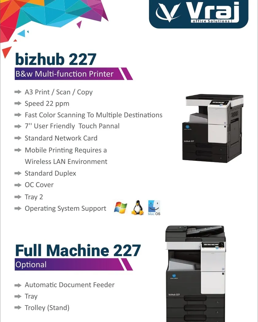 Konica Minolta bizhub C551i Rental in Bharuch