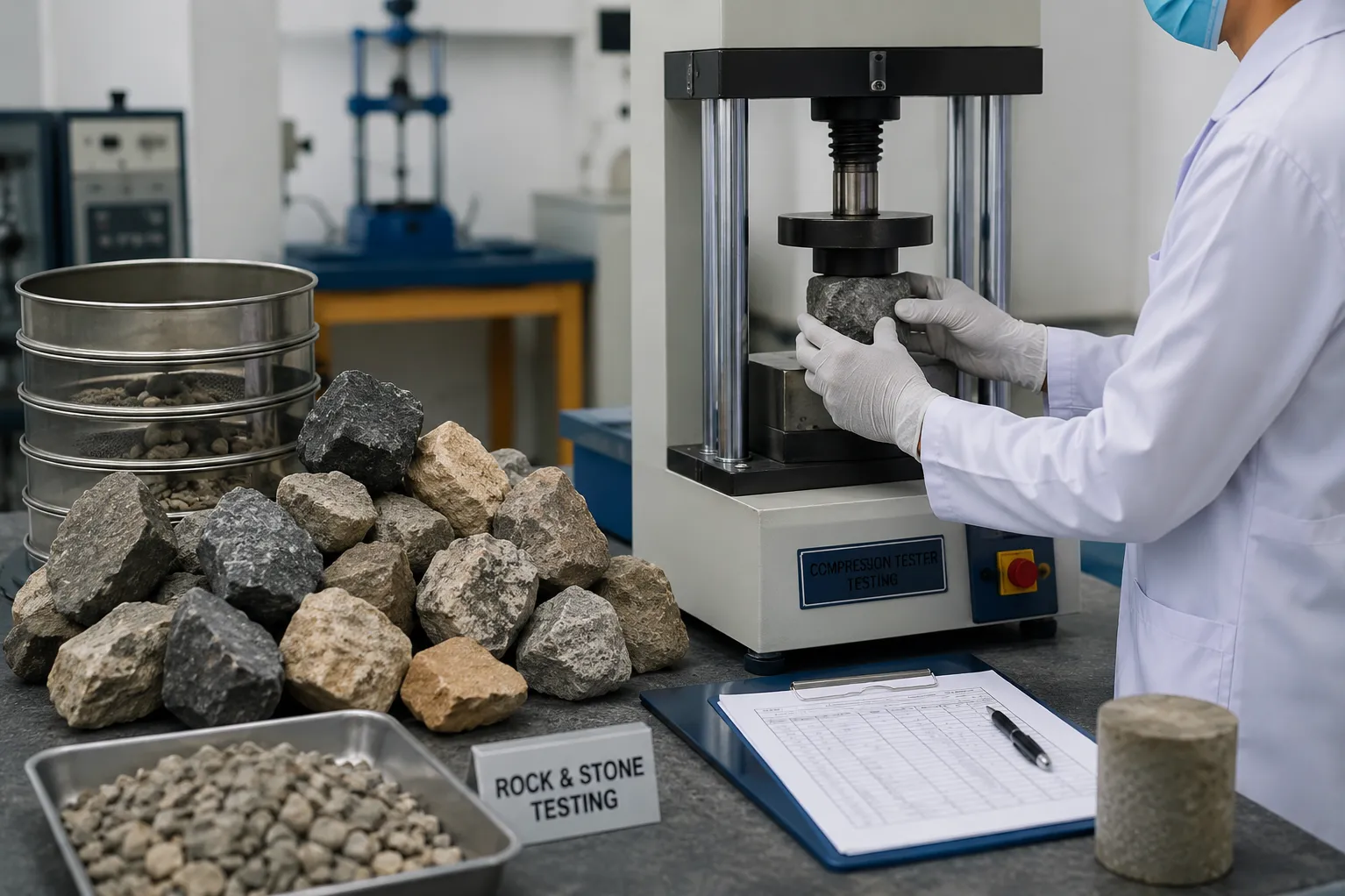 Lab Test: Rock and Stone Test in Nagpur for Infrastructure and Foundation Reliability