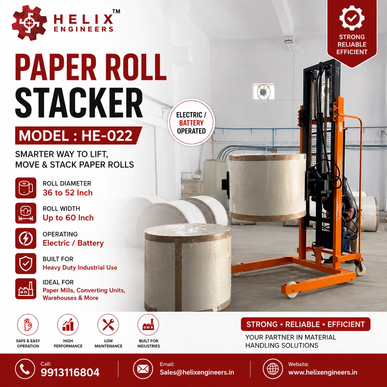 Paper Roll Stacker Supplier In Pune