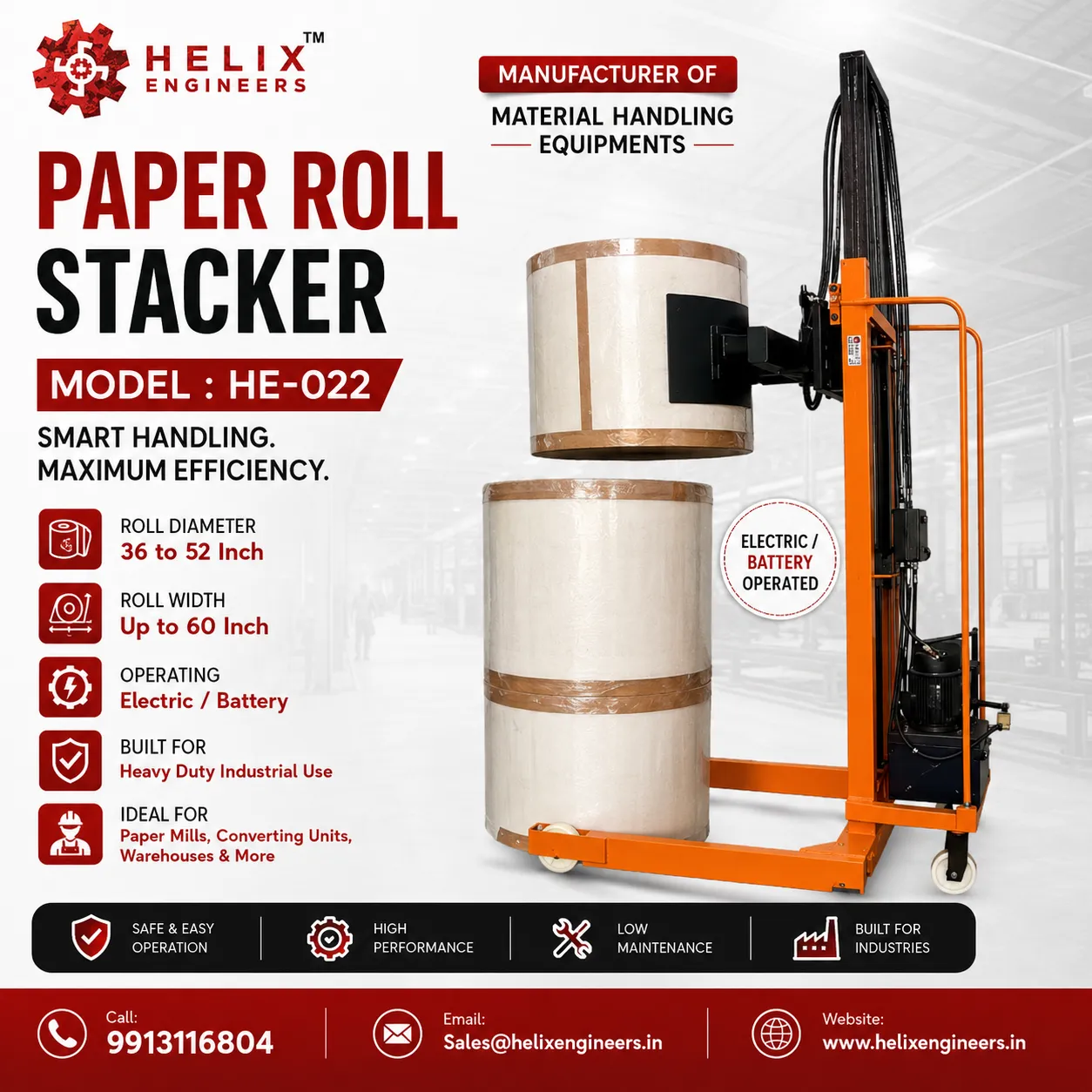 Paper Roll Stacker in Tamilnadu