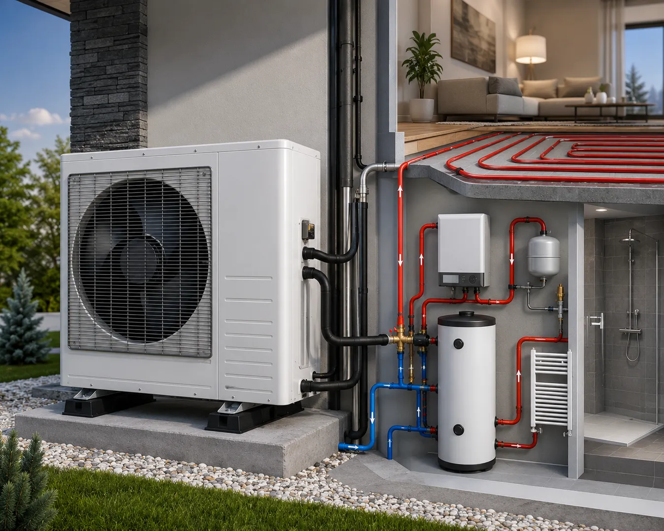 How an Air Source Heat Pump System Improves Energy Efficiency in Commercial Buildings