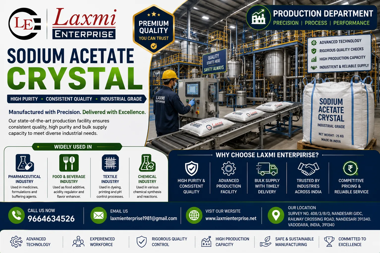 Iron Content Analysis in Sodium Acetate – Sources, Laboratory Testing, Process Contamination