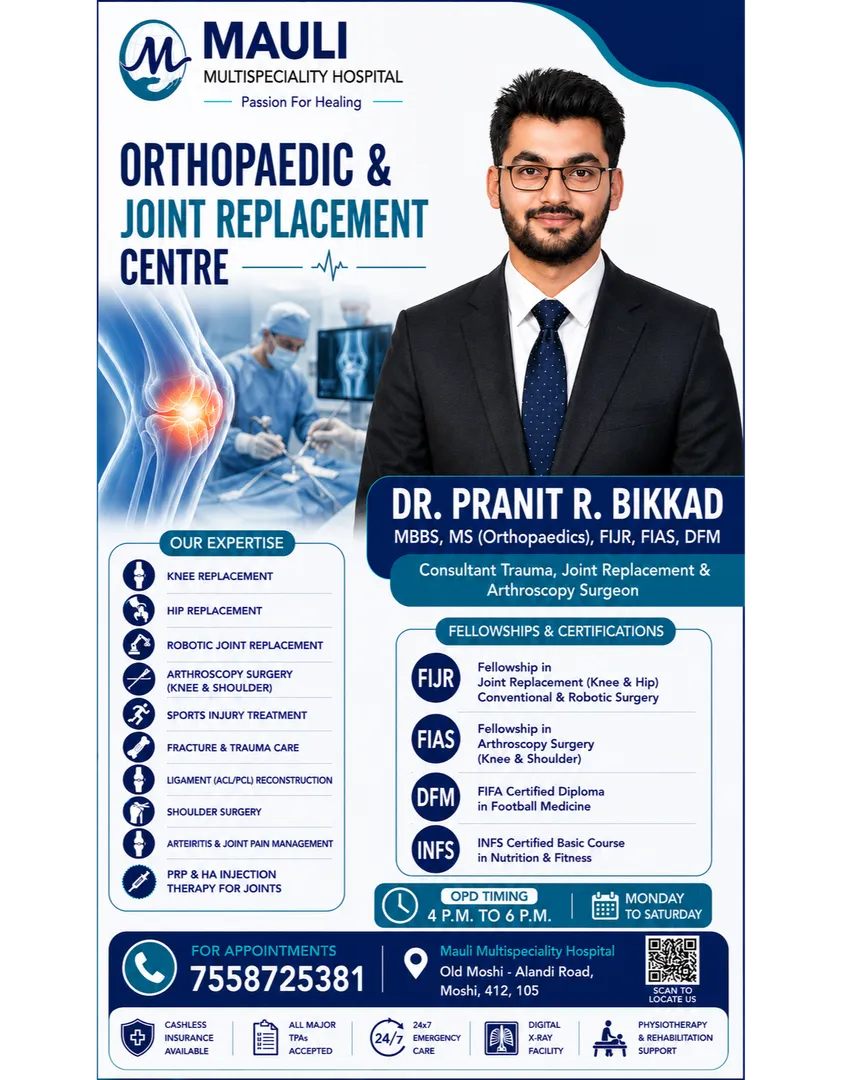 Walk Better. Move Freely. Live Pain-Free. ORTHOPAEDIC & JOINT REPLACEMENT CENTRE MMH.