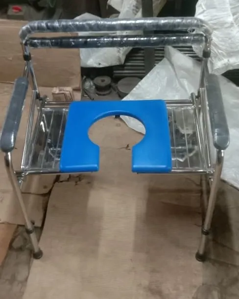 Jumbo Commode Chair Stainless Steel – 200 kg Available in Kalwa West