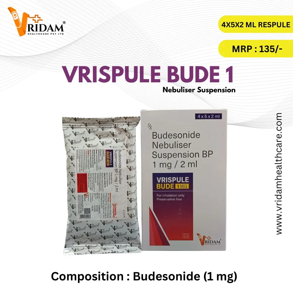 Check out our Product Range VRISPULE BUDE 1 NEBULIZER SUSPENSION