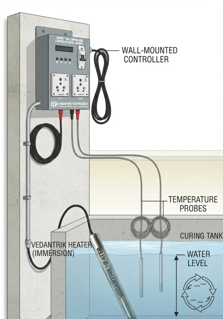 Why Continuous Maintenance of Curing Tank Temperature is Essential