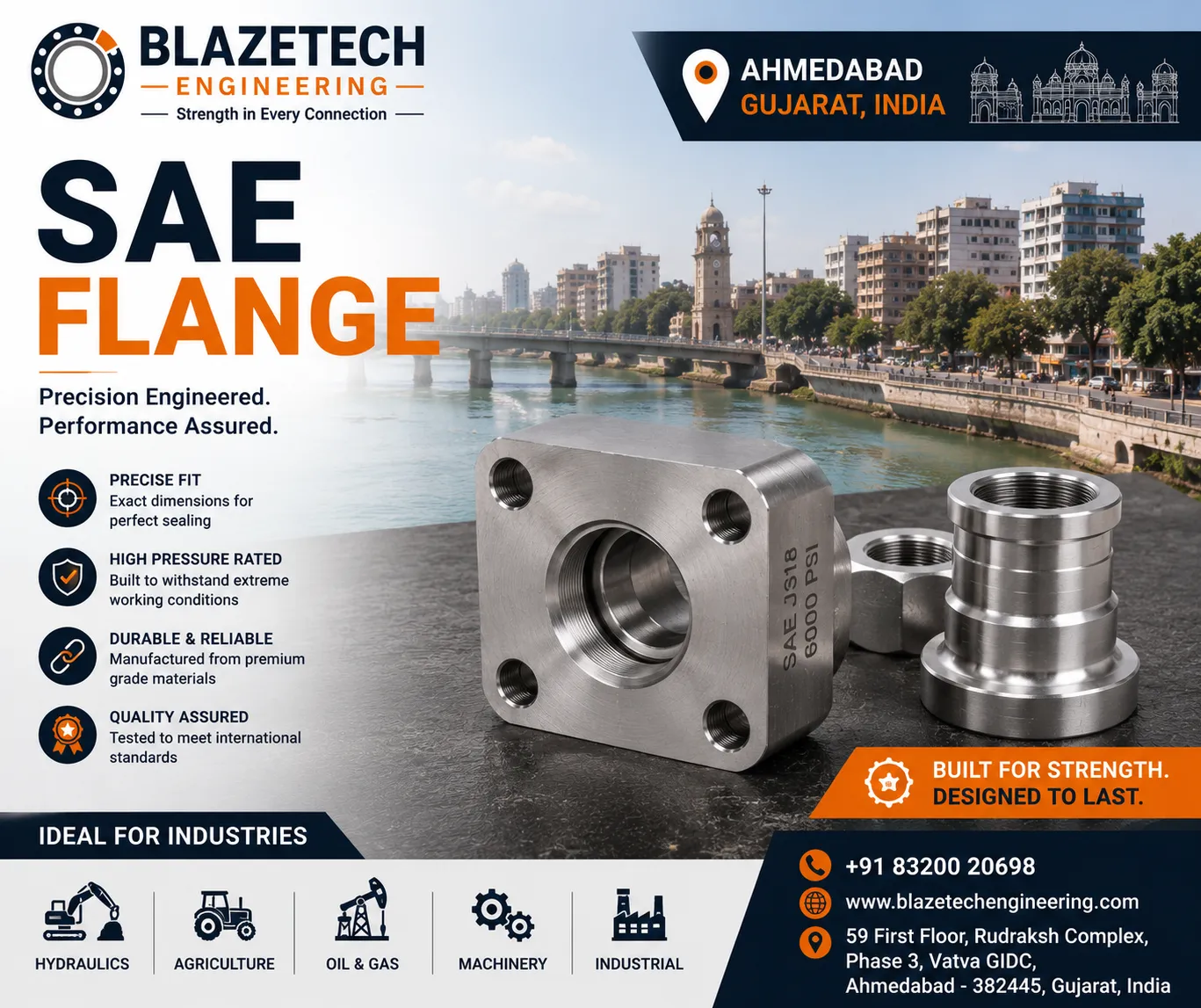 SAE Flange Manufacturer in Ahmedabad