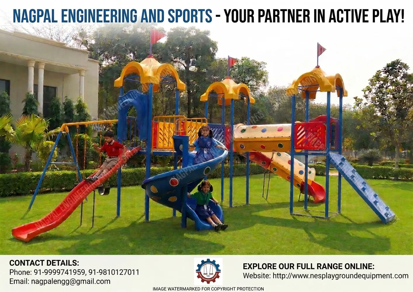 Build Modern Parks and Play Areas in Lucknow with Premium Playground Equipment, Outdoor Gym and EPDM