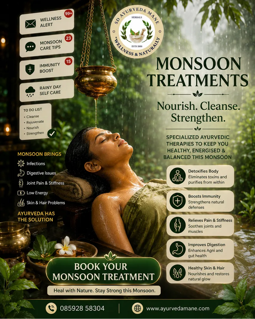 Monsoon Ayurveda Treatments in Electronic City