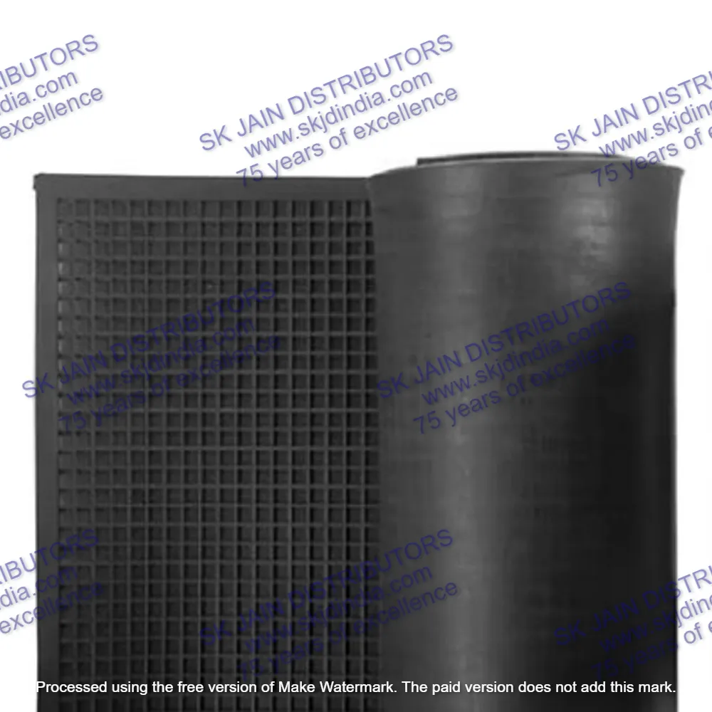 chequred rubber sheet