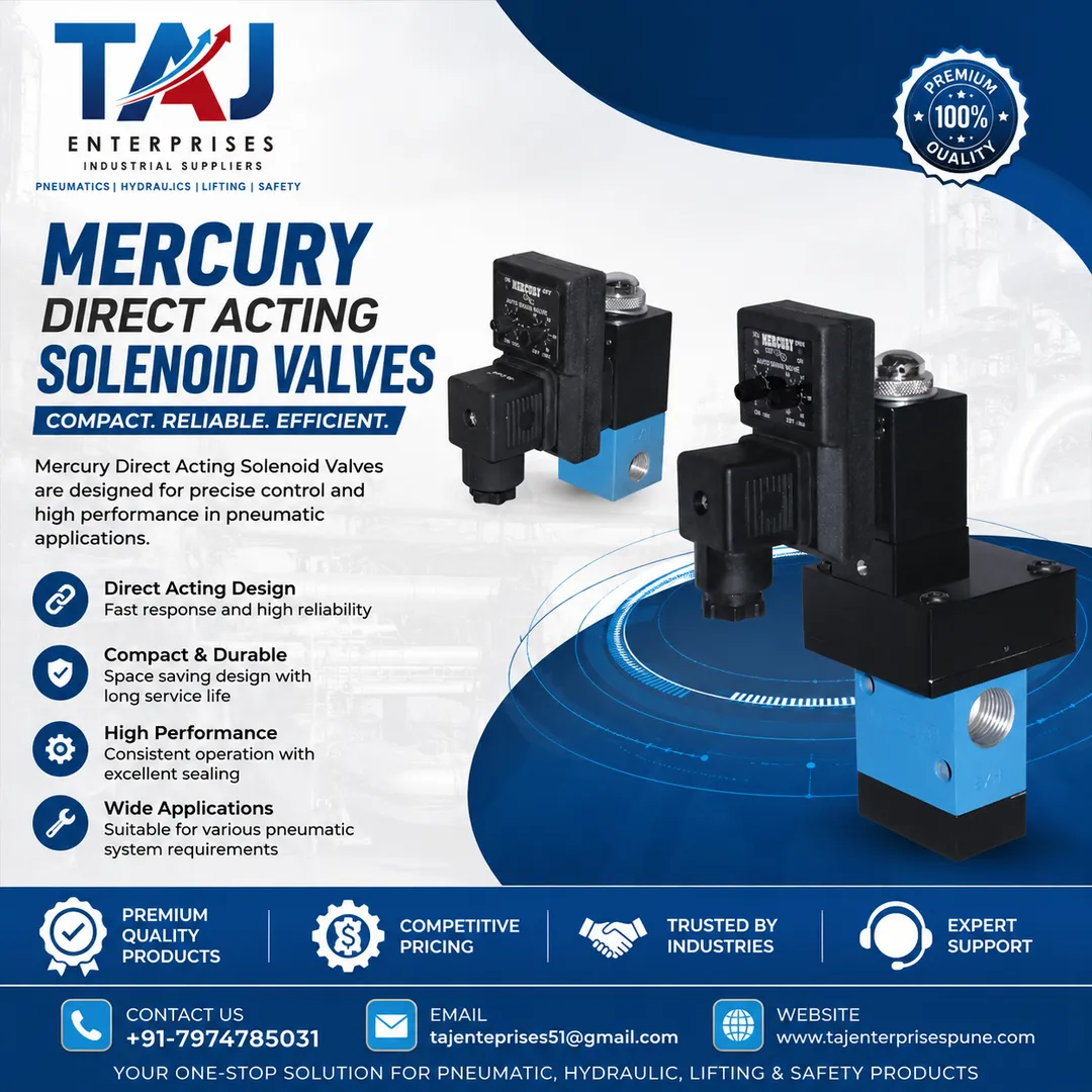 Mercury Direct Acting Solenoid Valves