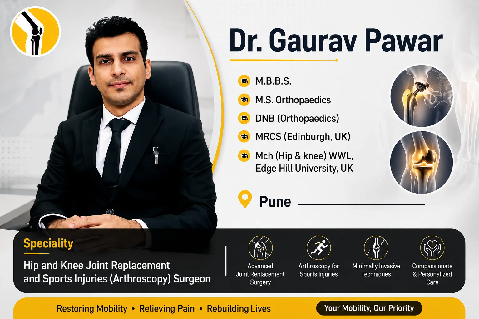 Best Orthopedic Doctor | Orthopedic Surgeon | Joint/Hip/Knee Replacement Surgeon in Pune |