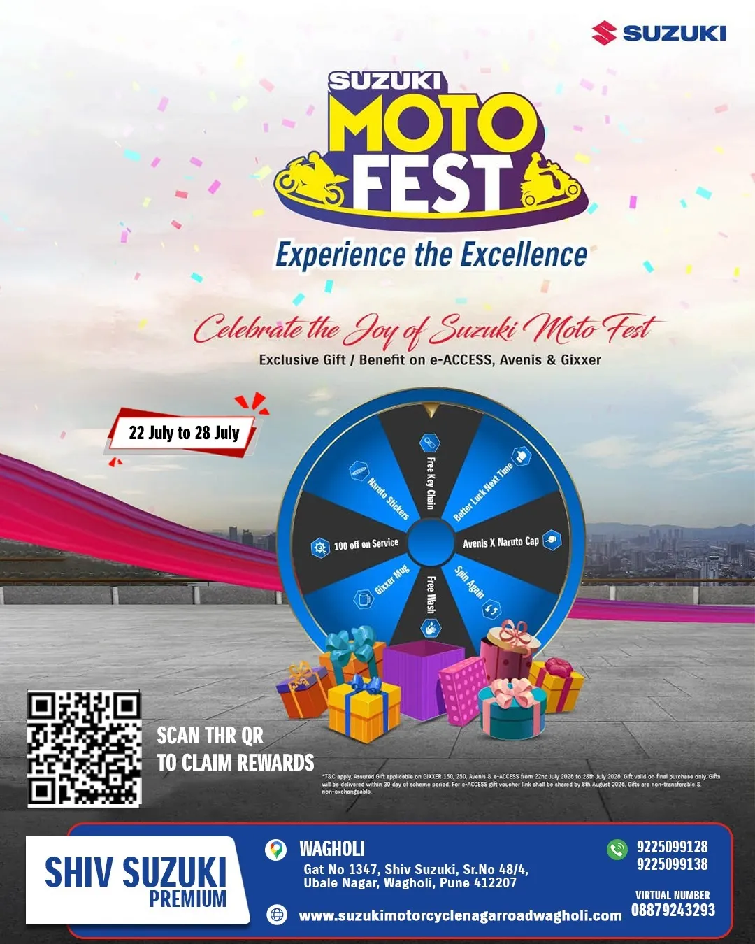 Searching for the best Suzuki showroom near Wagholi? Shiv Suzuki Wagholi proudly serves riders acros...