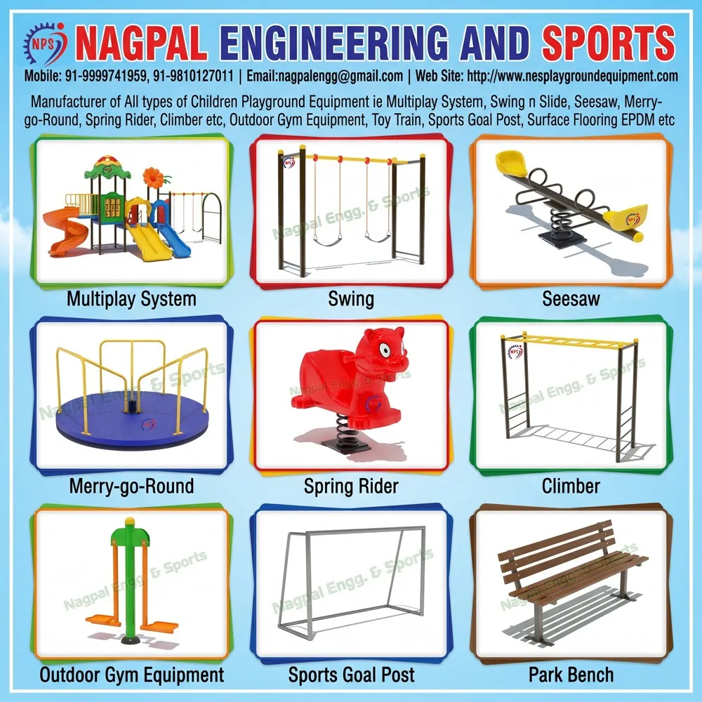 Bhiwadi's Trusted Manufacturer of Safe Playground Equipment, Outdoor Gym Equipment & Sports Flooring