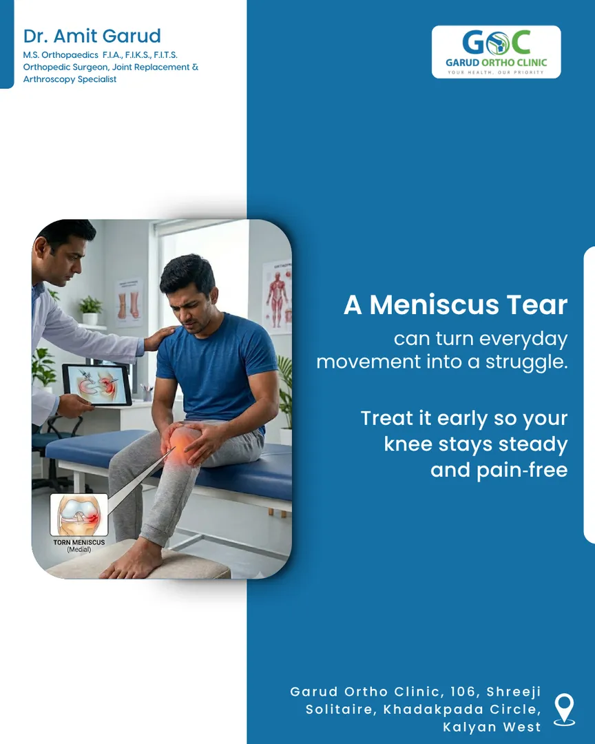 Dr. Amit Garud, orthopedic surgeon at Garud Ortho Clinic, Kalyan
