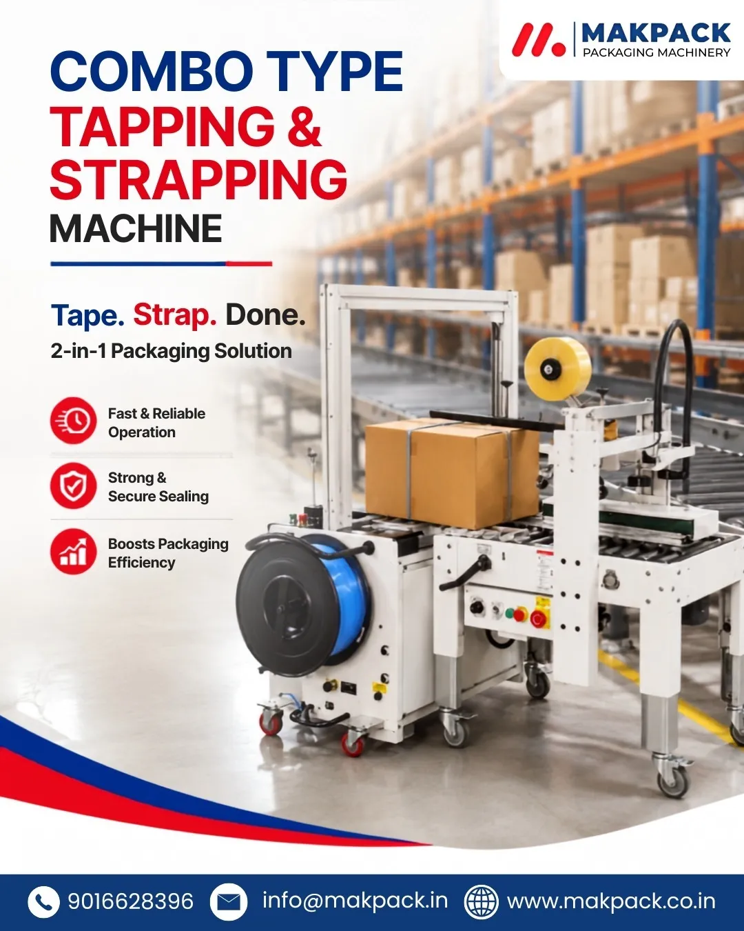 Taping & Strapping Machine Manufacturer in Ahmedabad