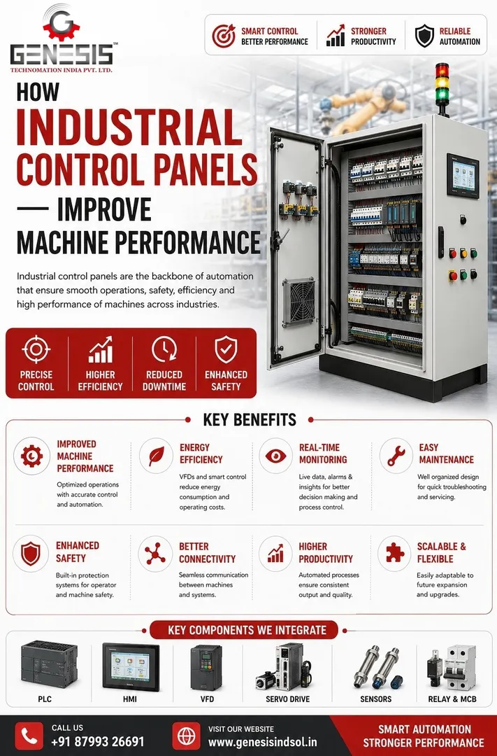 How Industrial Control Panels Improve Machine Performance