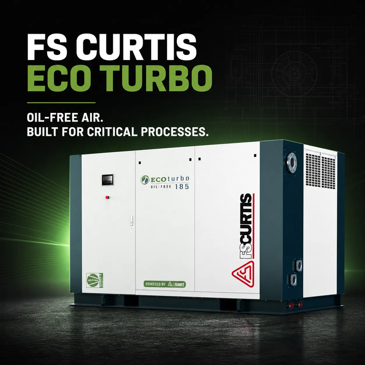 FS-Curtis Eco Turbo Oil-Free Air Compressor for Critical Processes
