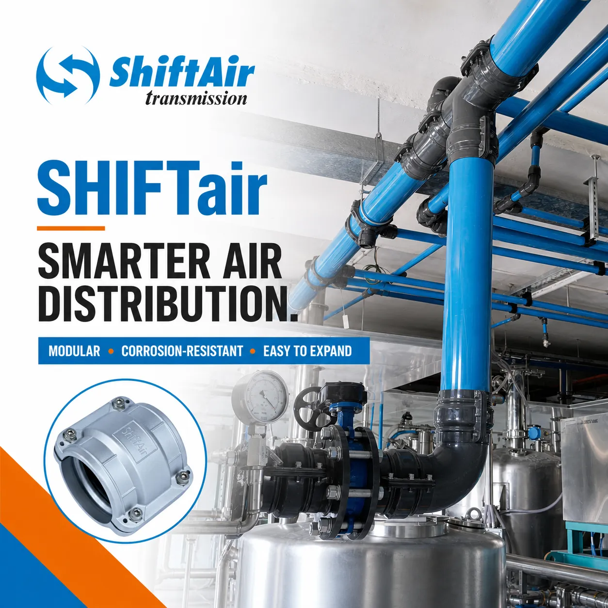 ShiftAir Modular Aluminium Piping for Smarter Air Distribution
