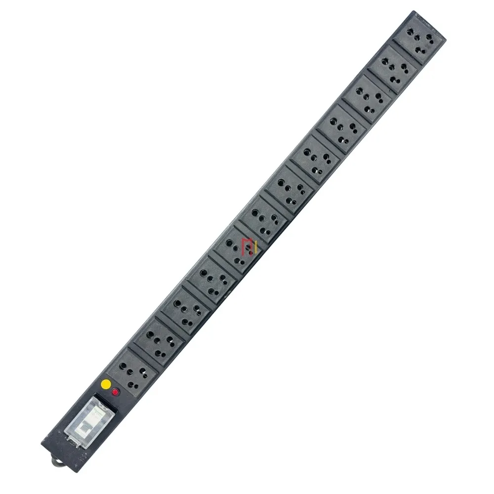 12 Socket 5/15A Server Vertical PDU with MCB Protection